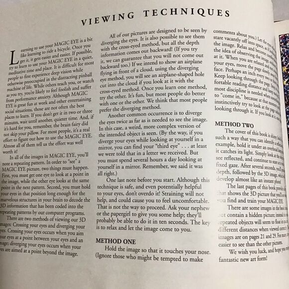 Disney’s Magic Eye Book 3D Optical Illusion Hardback - Picture 4 of 6